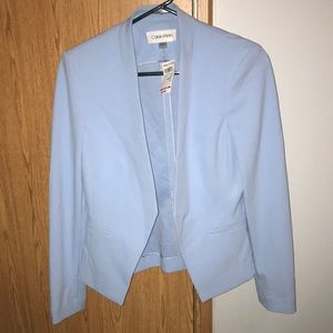 Brand new Calvin Klein baby blue blazer size 4